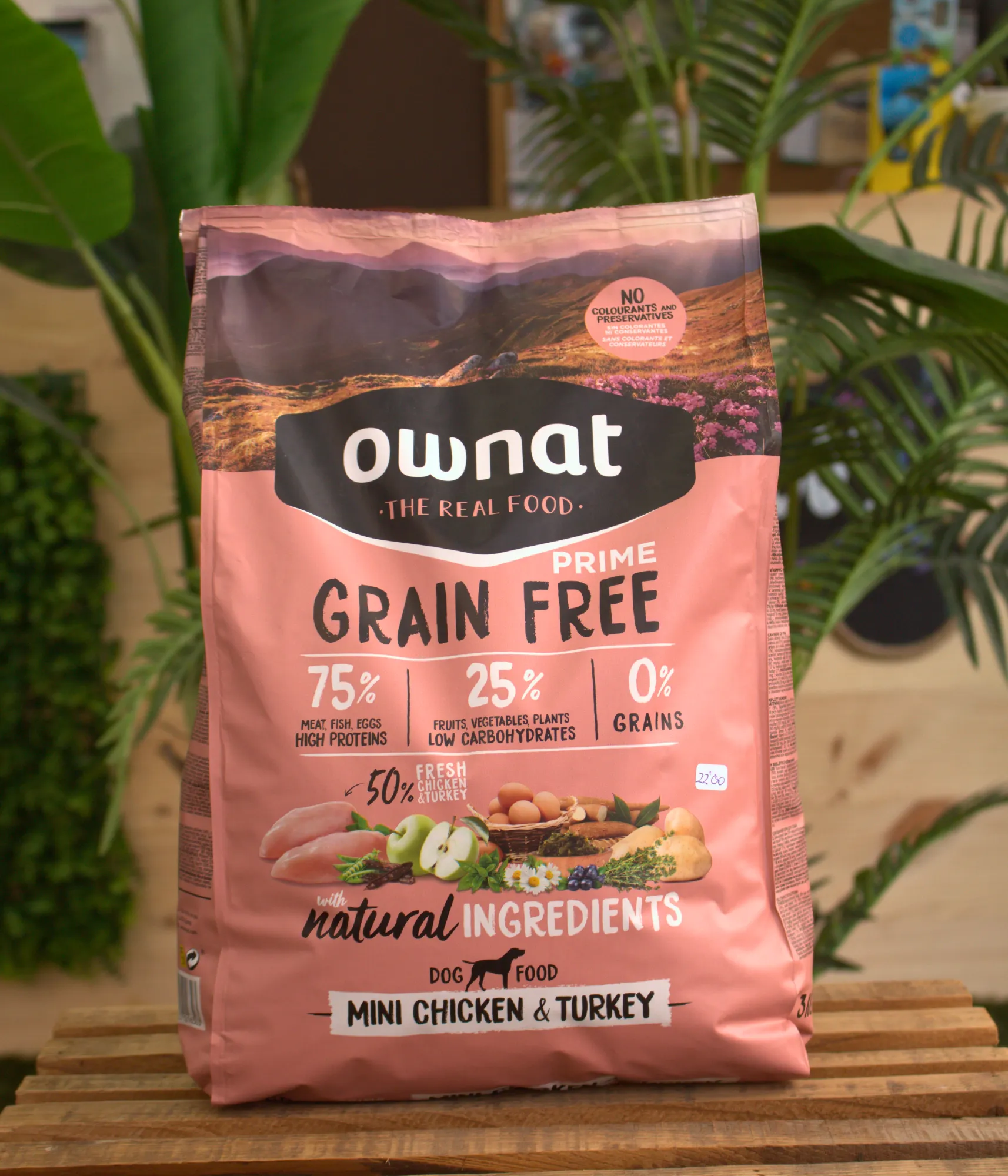 Pienso Ownat Grain free Prime Chicken & turkey