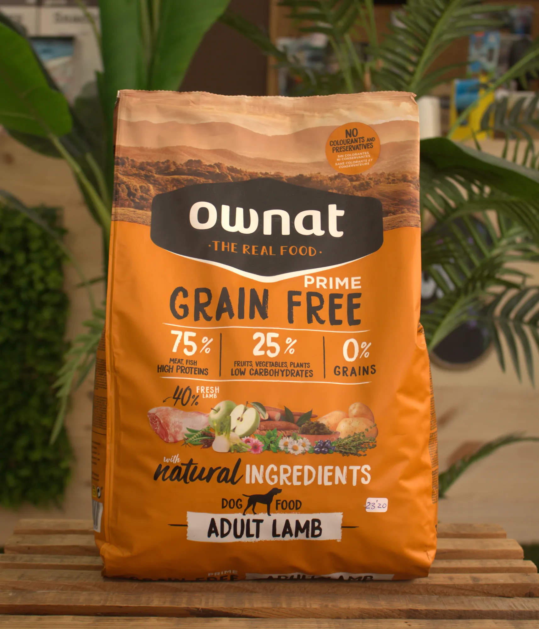 Pienso Ownat Grain Free Adult Lamb