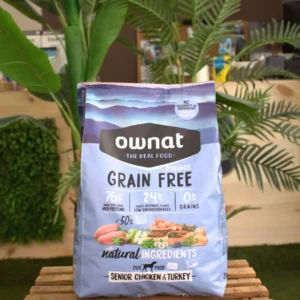 Pienso Ownat Grain Free Senior Chicken & Turkey