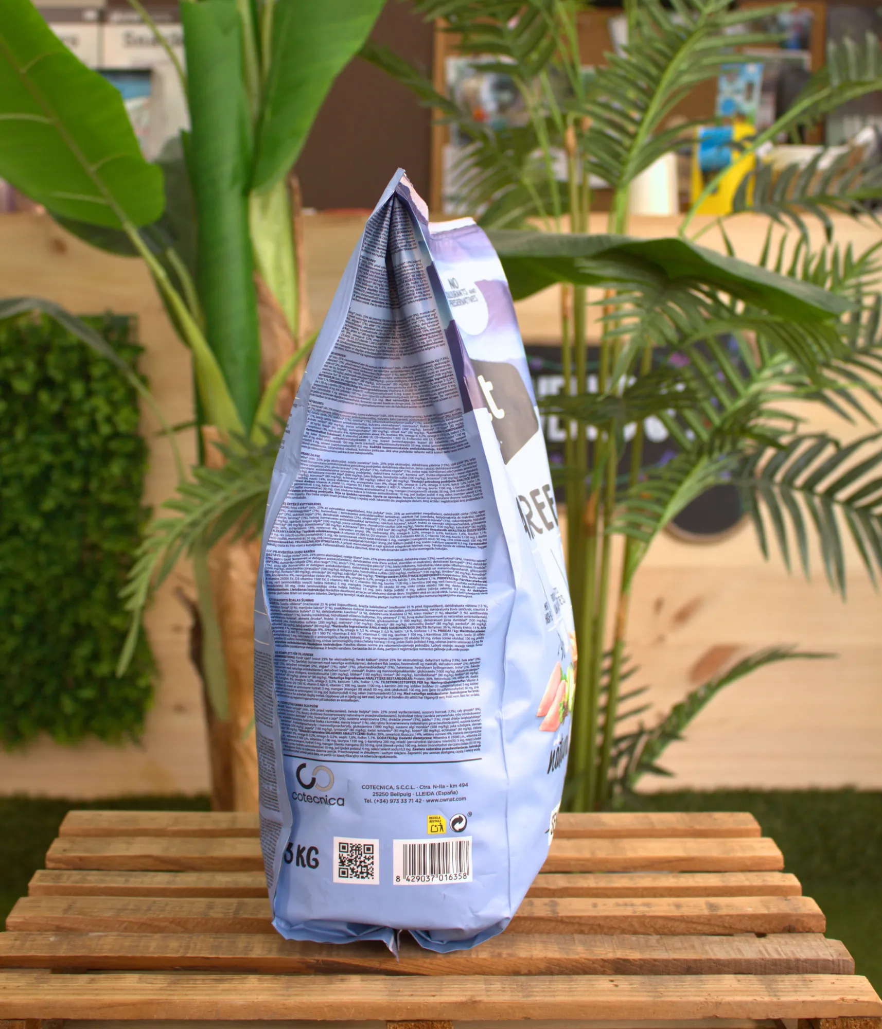 Pienso Ownat Grain Free Senior Chicken & Turkey