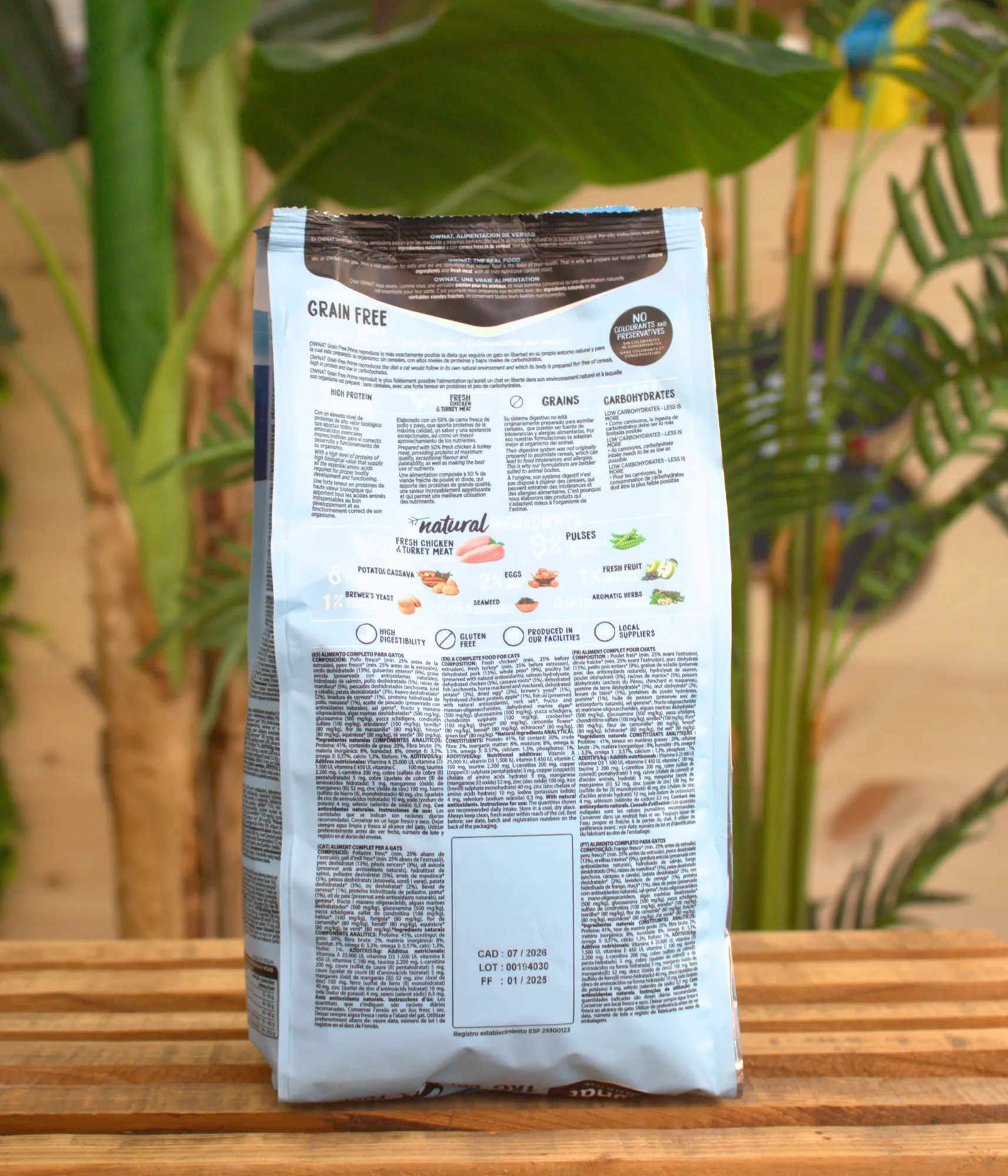 Pienso Ownat Grain Free Prime Kitten