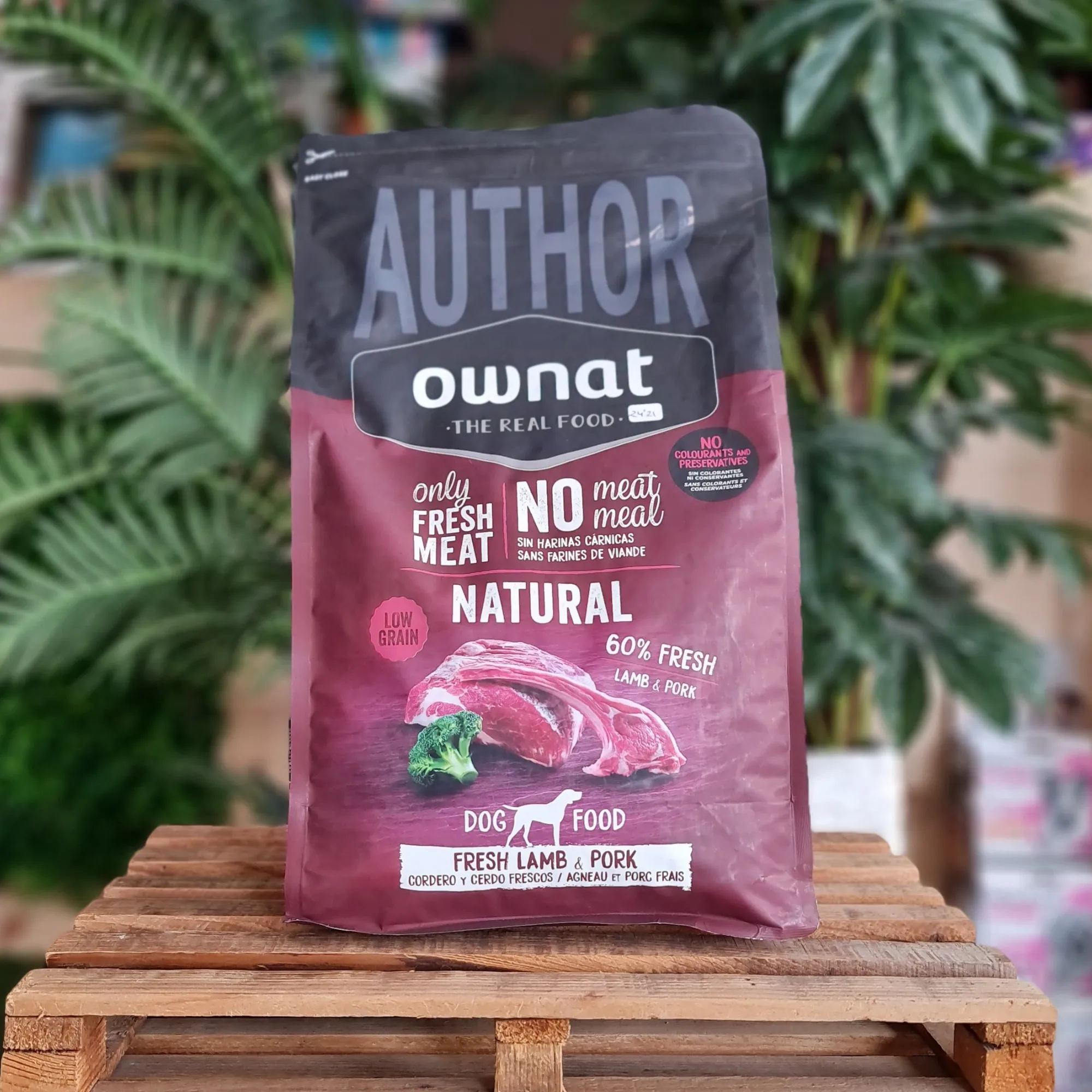 Pienso Ownat Author Perros Cordero y Cerdo Fresco