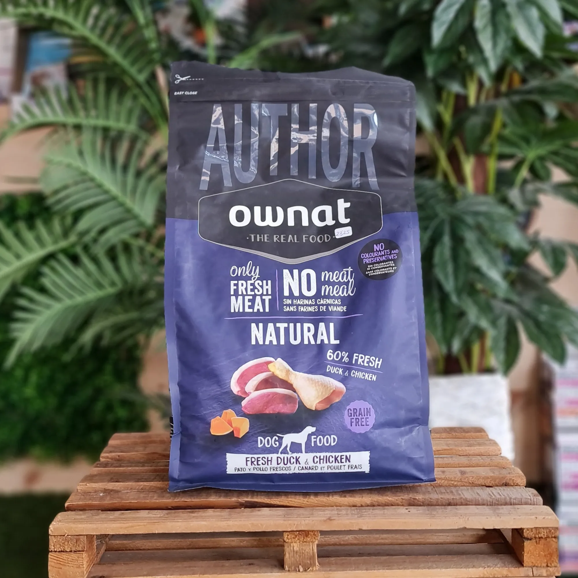 Pienso Ownat Author Perros Patos y Pollos Frescos